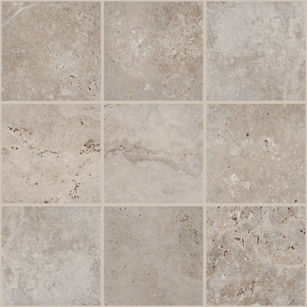 Gray Stone-Look Porcelain Tile - 514TS-00500